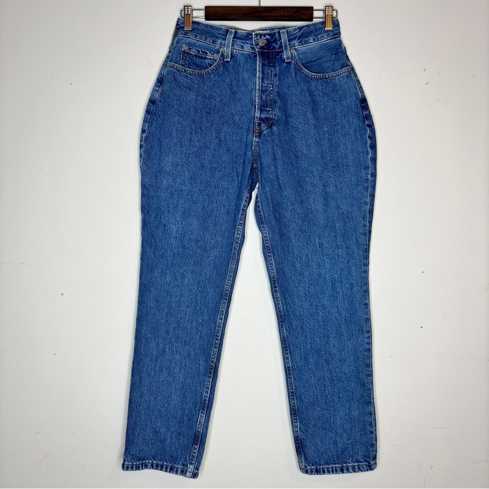 Everlane The Curvy '90s Cheeky Straight Jean Button Fly Organic Cotton Size 28 - Picture 2 of 11